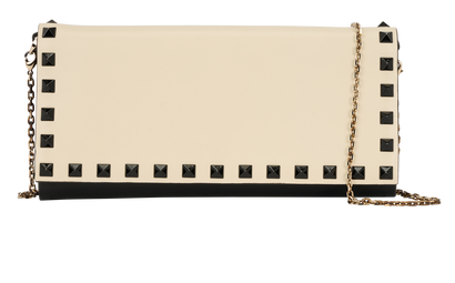 Valentino Rockstud WOC, &pound;320, Handbags, Black, Leather, Front view